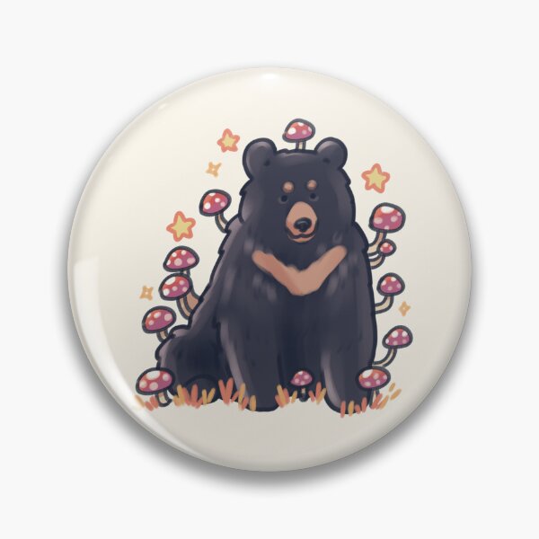 Item preview, Mushrooms Black bear   designed and sold by Artofmayara.