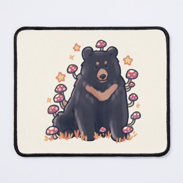 Item preview, Mushrooms Black bear   designed and sold by Artofmayara.