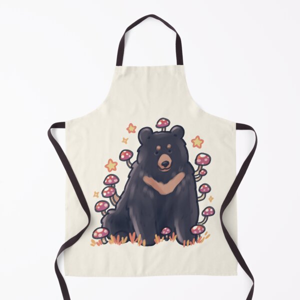 Item preview, Mushrooms Black bear designed and sold by Artofmayara.