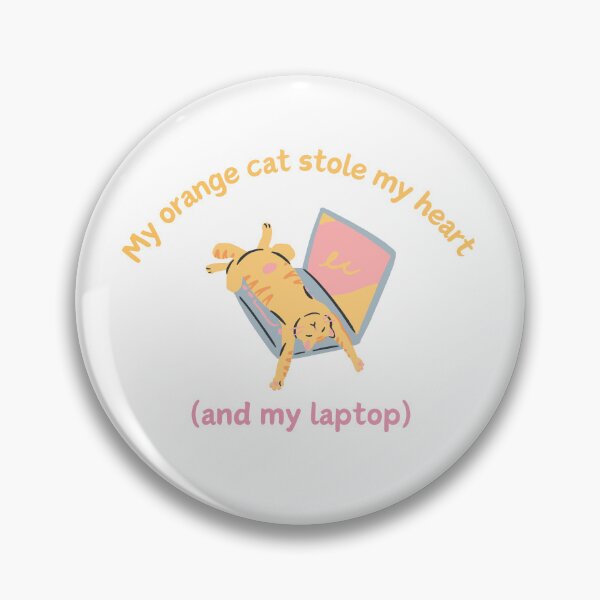 Item preview, Cute Funny Orange Ginger Cat Laying on Laptop designed and sold by Coldhand34.