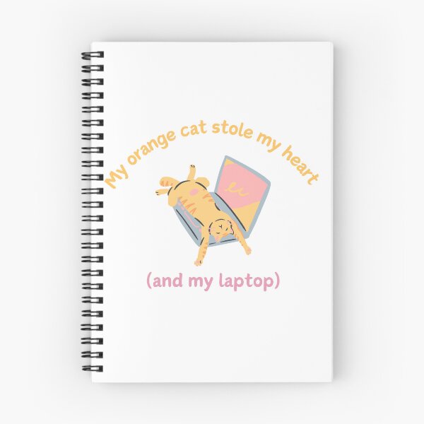 Item preview, Cute Funny Orange Ginger Cat Laying on Laptop designed and sold by Coldhand34.