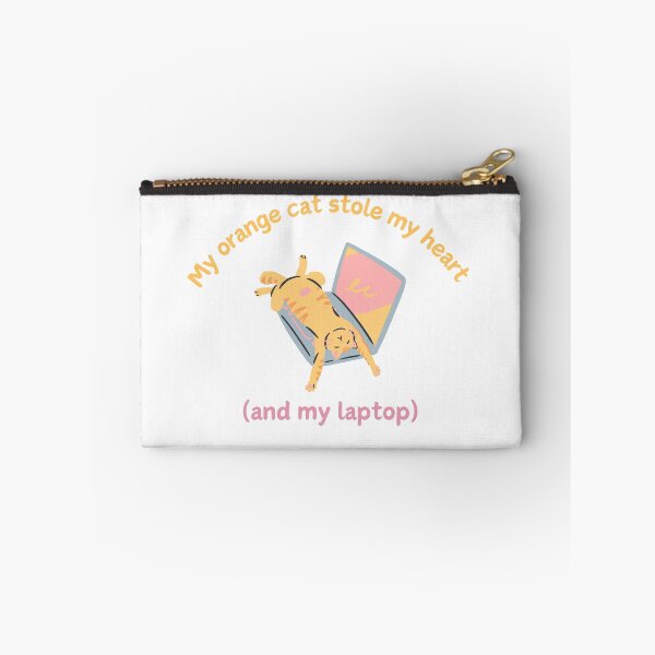 Item preview, Cute Funny Orange Ginger Cat Laying on Laptop designed and sold by Coldhand34.