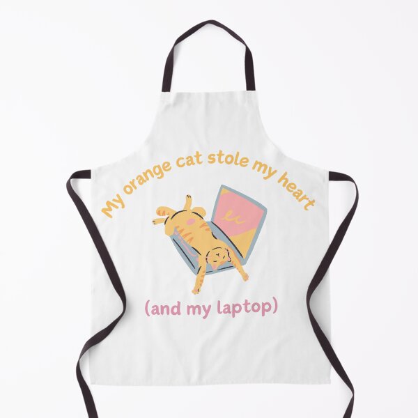 Item preview, Cute Funny Orange Ginger Cat Laying on Laptop designed and sold by Coldhand34.