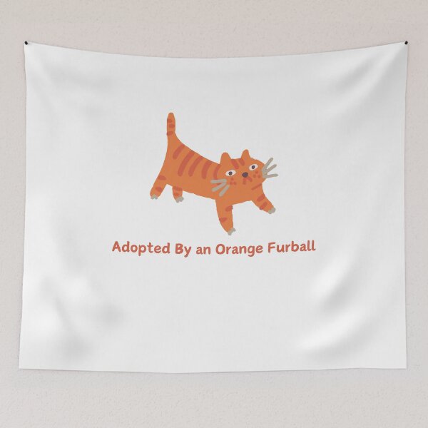 Item preview, Cute Funny Orange Ginger Cat  designed and sold by Coldhand34.