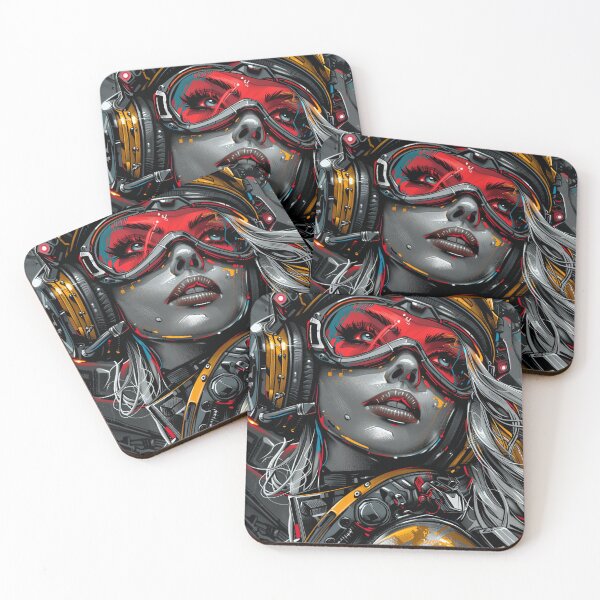 Item preview, Futuristic Femme Fatale designed and sold by Retro Type.
