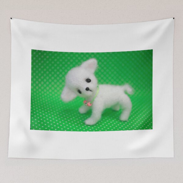 Item preview, Portrait of cute white toy dog designed and sold by olena2552.