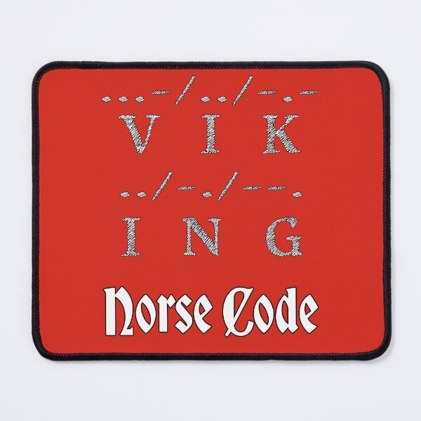 Artikelvorschau, Norse Code – Wikinger-Vaterwitz im Morsecode entworfen und verkauft von Matthew Kinnersly.
