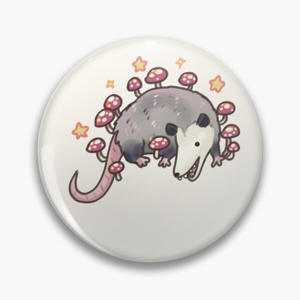 Item preview, Opossum and mushrooms  designed and sold by Artofmayara.