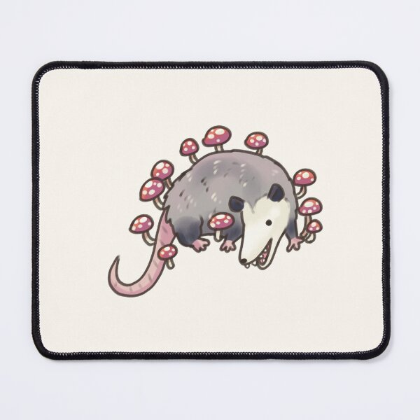 Item preview, Opossum and mushrooms designed and sold by Artofmayara.