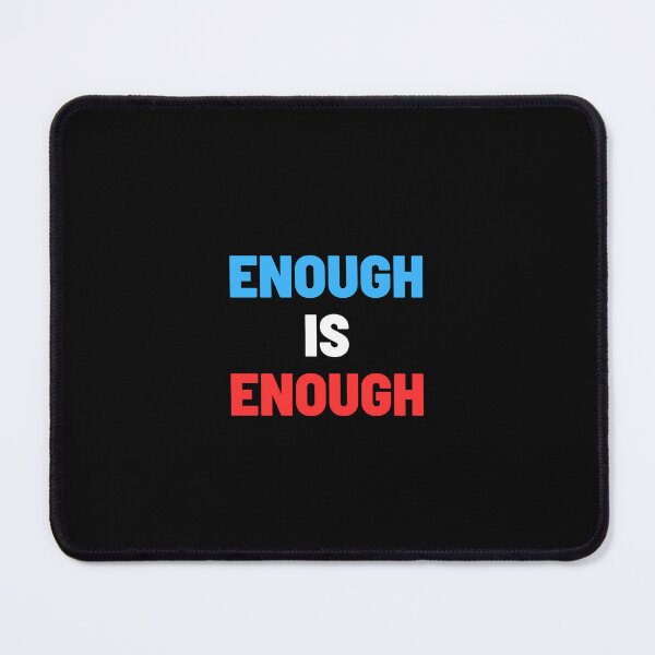 Item preview, Enough is Enough Sticker Great Britain designed and sold by crazymessygirl.