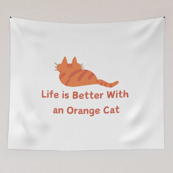 Item preview, Cute Funny Orange Ginger Cat  designed and sold by Coldhand34.
