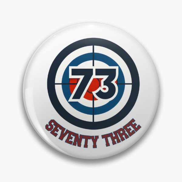 Item preview, Number 73 on a Target and Crosshairs. designed and sold by TirConnaill.