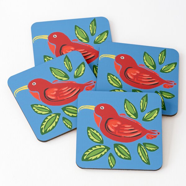 Item preview, HAWAIIAN I'IWI BIRD designed and sold by KolosCave.