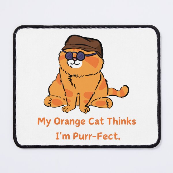 Item preview, Cute Funny Orange Ginger Cat designed and sold by Coldhand34.