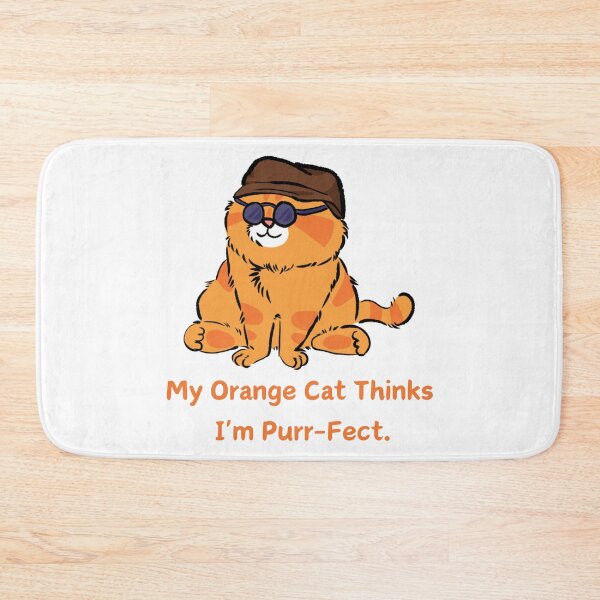 Item preview, Cute Funny Orange Ginger Cat  designed and sold by Coldhand34.