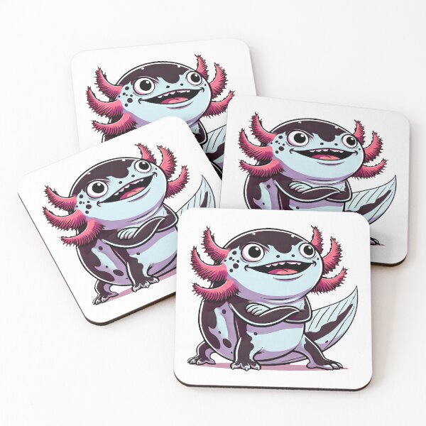 Item preview, Whimsical Axolotl Meme - Vibrant and Funny Art designed and sold by RetroPop23.