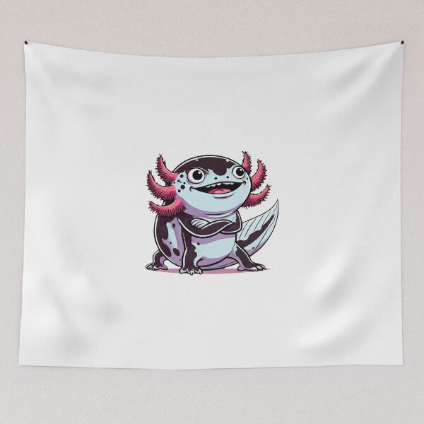 Item preview, Whimsical Axolotl Meme - Vibrant and Funny Art designed and sold by RetroPop23.