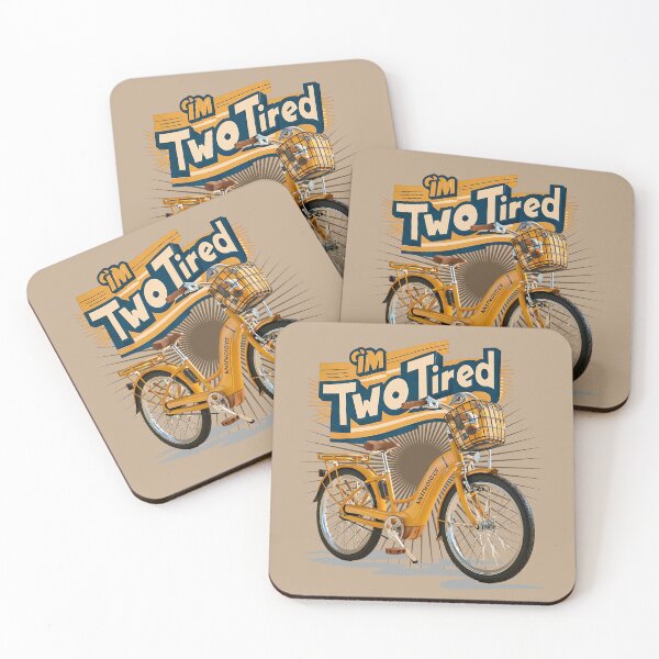 Item preview, Im two tired - Dirt biking - Gravel biking - E biking - Beach biking - Biking summer designed and sold by JansenGS.