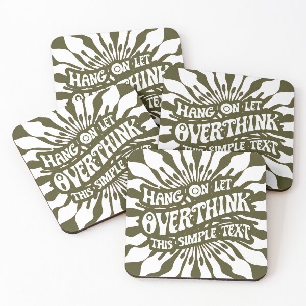 Item preview, Hang On Let Over Think This Simple Text T-shirt/Hoody/Phone Case designed and sold by justforyou2024.