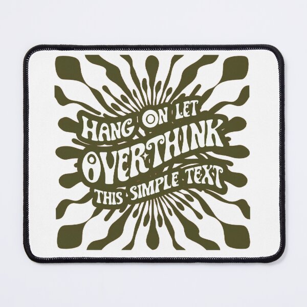 Item preview, Hang On Let Over Think This Simple Text T-shirt/Hoody/Phone Case designed and sold by justforyou2024.