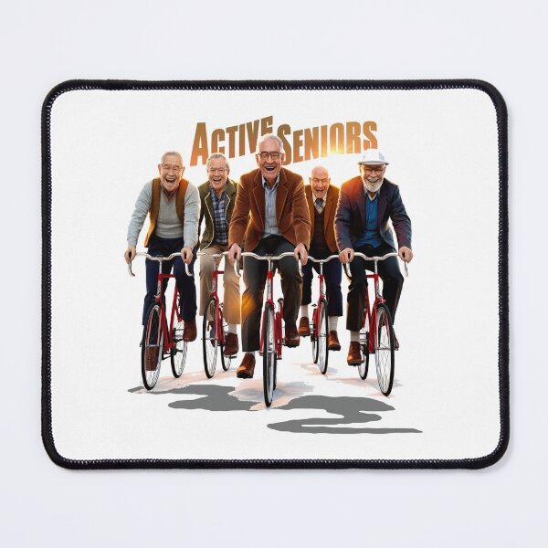 Item preview, Pedaling through - Active seniors - seniors cycling designed and sold by JansenGS.