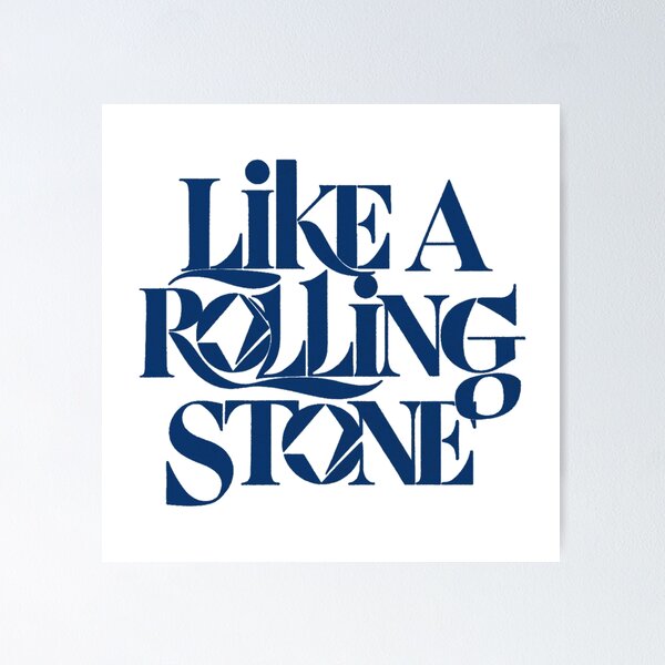 Item preview, Like a Rolling Stone designed and sold by Gentle40Winks.
