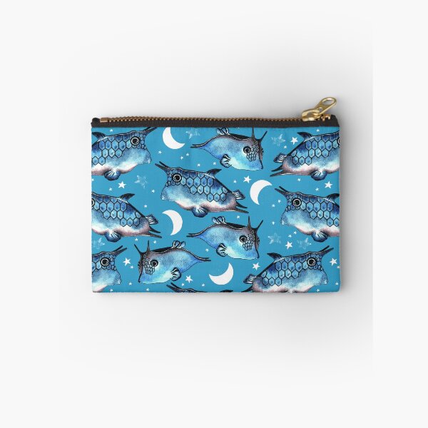 Item preview, Boxfish, Blue on blue background designed and sold by Alex  Blud.