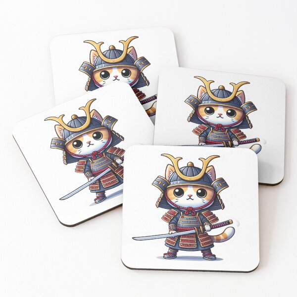 Item preview, Samurai Kitten Hero designed and sold by NhongPorchi.