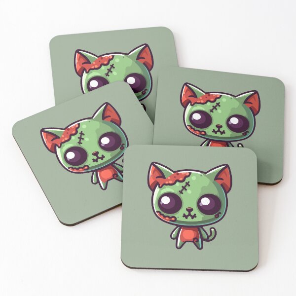 Item preview, Zombie cat designed and sold by Monkey-Bar.