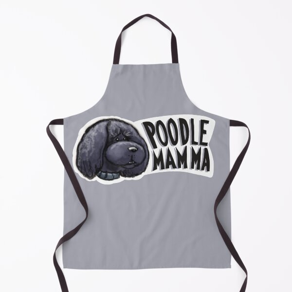Item preview, Poodle Mamma Black Poodle Head Sticker designed and sold by CreateForDogs.