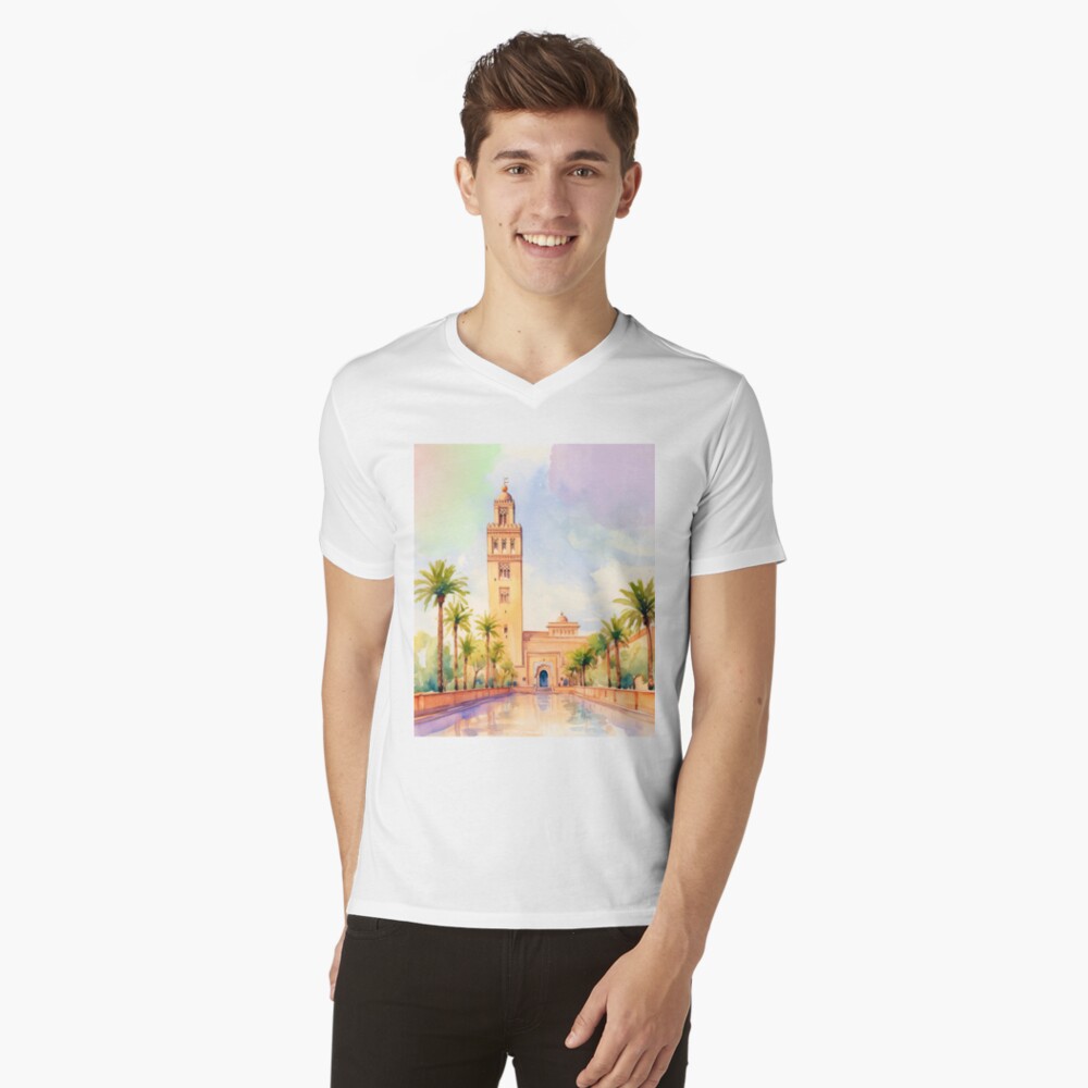 Item preview, V-Neck T-Shirt designed and sold by jouvaygifts.