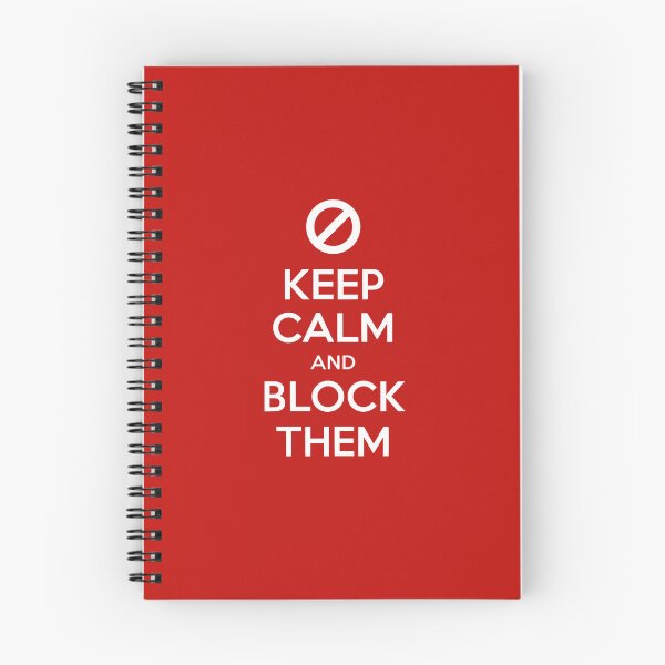 Item preview, Keep Calm and Block Them social media tech online online  designed and sold by w1ckerman.