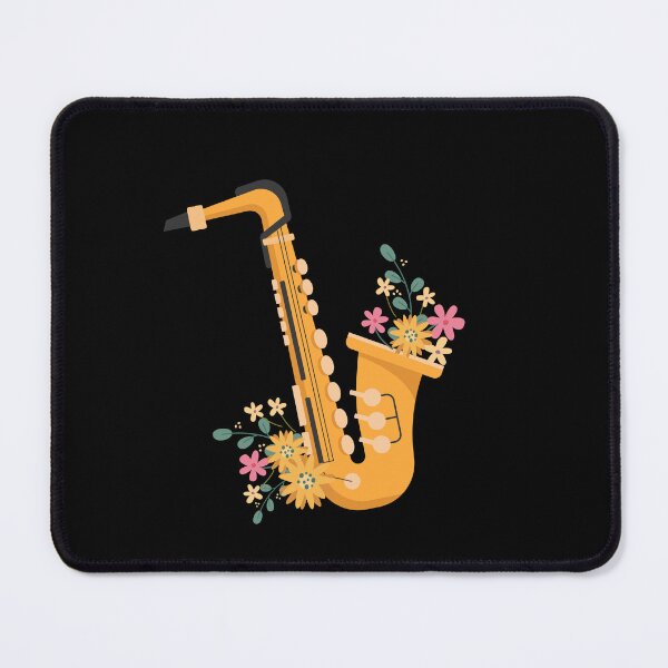 Item preview, Floral saxophone designed and sold by AnulaArt.