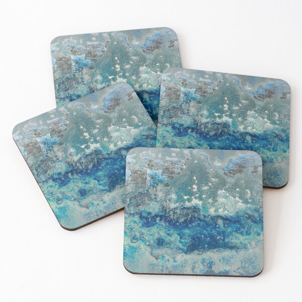 Item preview, Blue green seascape abstract  designed and sold by Images by Chris de Blank.