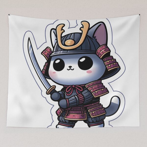 Item preview, Kawaii Samurai Warrior designed and sold by NhongPorchi.