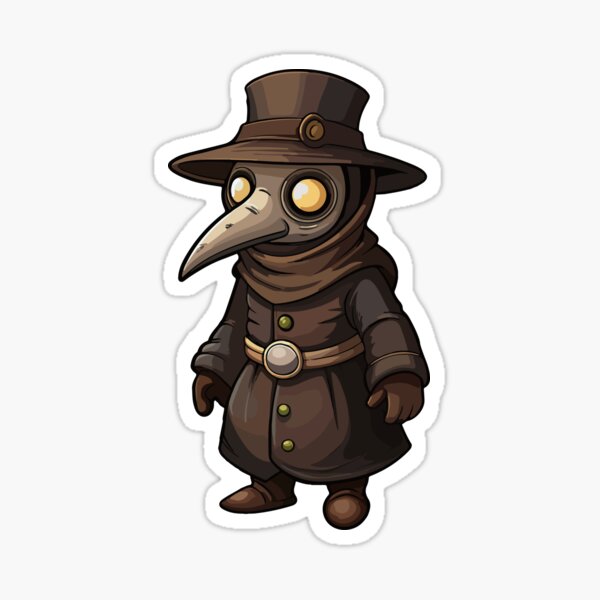 Item preview, A miniature plague doctor  designed and sold by krabbaraban.
