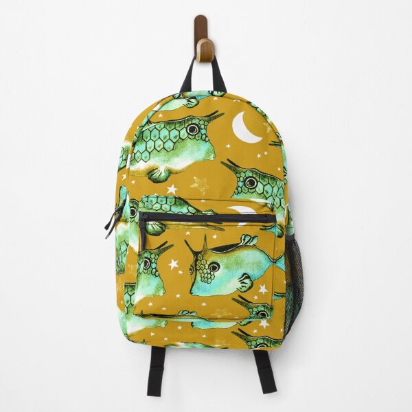 Item preview, Boxfish, Green on a yellow background designed and sold by Alex Blud.
