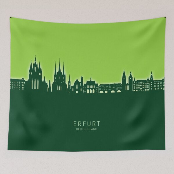 Item preview, Erfurt Germany Skyline designed and sold by ArtPrints.