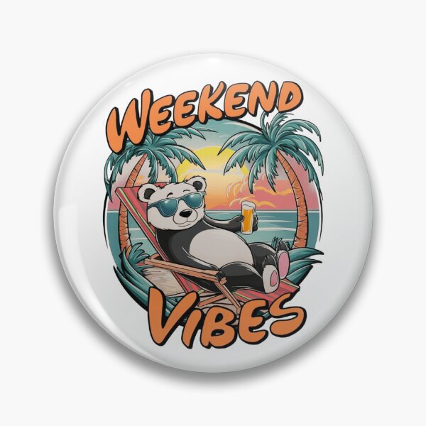 Item preview, Weekend Vibes Panda designed and sold by shirtsngoodies.