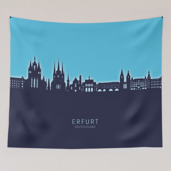 Item preview, Erfurt Germany Skyline designed and sold by ArtPrints.