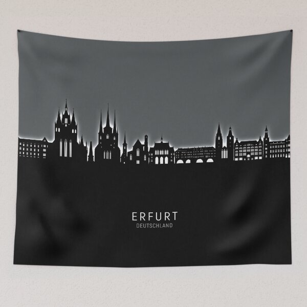 Item preview, Erfurt Germany Skyline designed and sold by ArtPrints.