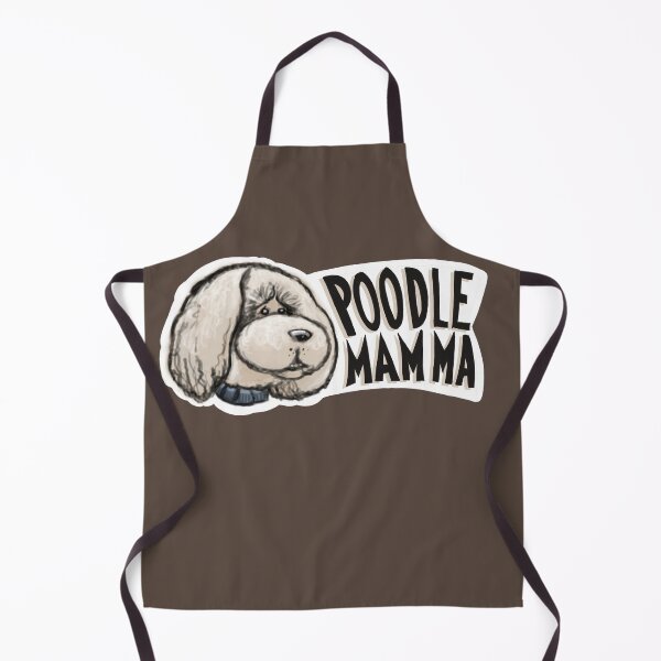 Item preview, Poodle Mamma Cream-Colored Poodle Head Sticker designed and sold by CreateForDogs.