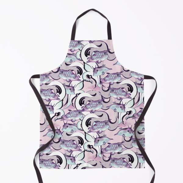 Item preview, Boxfish, Violet-turquoise on a pink background designed and sold by Alex Blud.