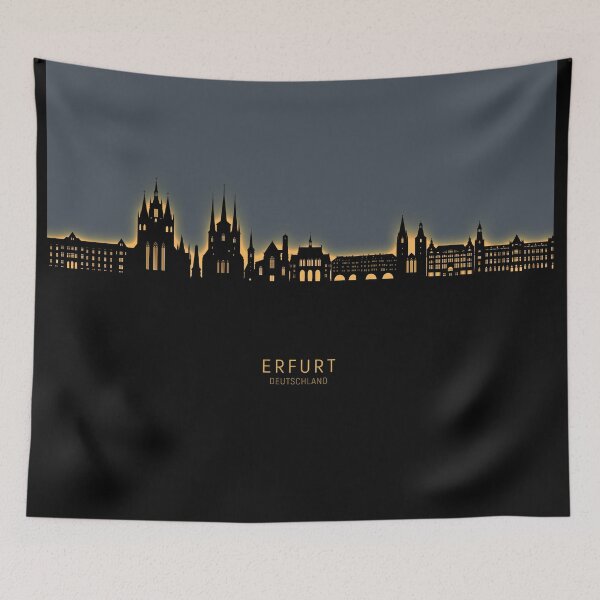 Item preview, Erfurt Germany Skyline designed and sold by ArtPrints.