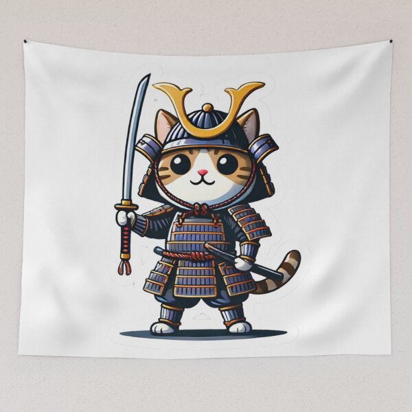 Item preview, Samurai Kitten Defender designed and sold by NhongPorchi.