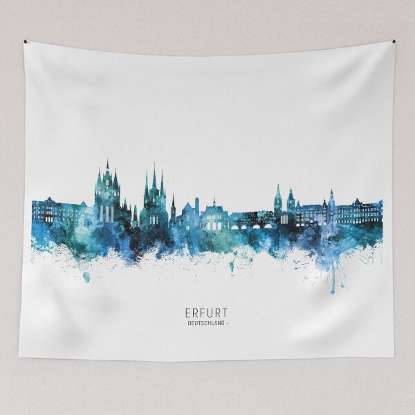 Item preview, Erfurt Germany Skyline designed and sold by ArtPrints.