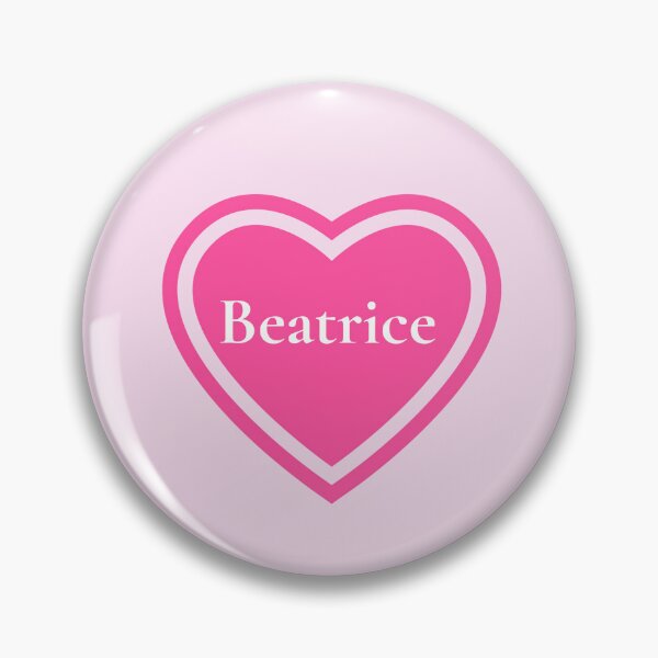 Item preview, Beatrice Name Girl Pink designed and sold by Monika Howarth.