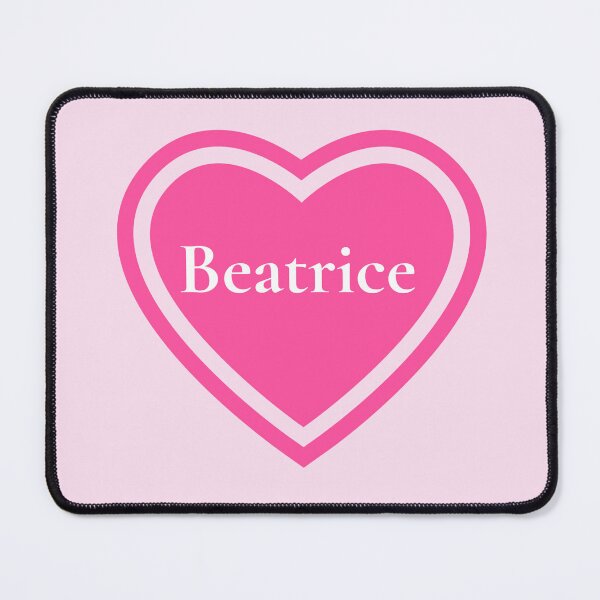 Item preview, Beatrice Name Girl Pink designed and sold by Monika Howarth.