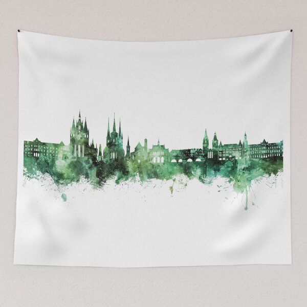 Item preview, Erfurt Germany Skyline designed and sold by ArtPrints.