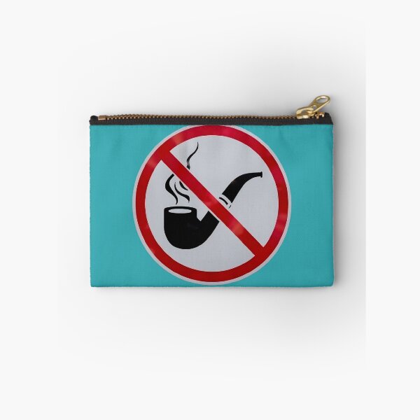 Item preview, No Smoking Forbidden to Smoke Original Sign with a Pipe designed and sold by Nabucodonoshop.